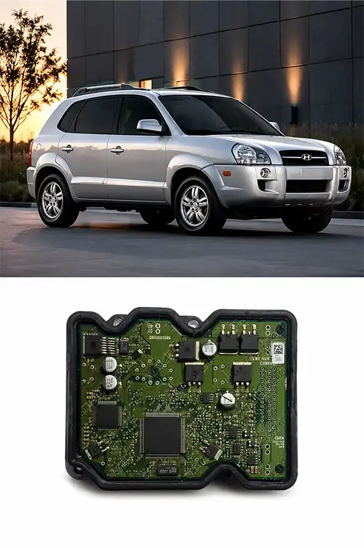 تعمیر بلوک ABS هیوندای توسان Hyundai tucson 2009